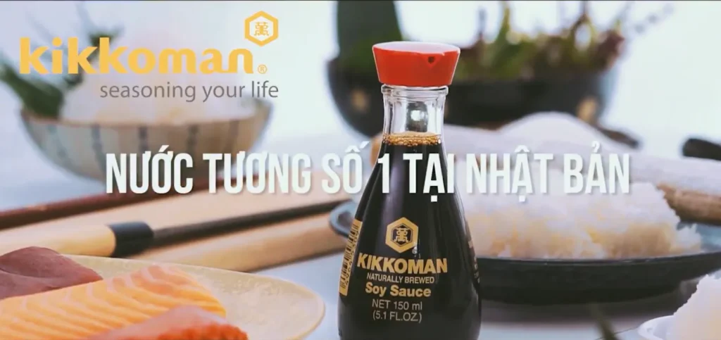 Kikkoman soy sauce livestream title card