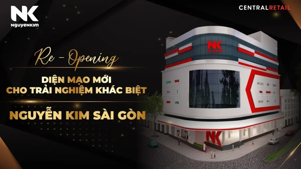 Nguyen Kim Saigon reopening key visual