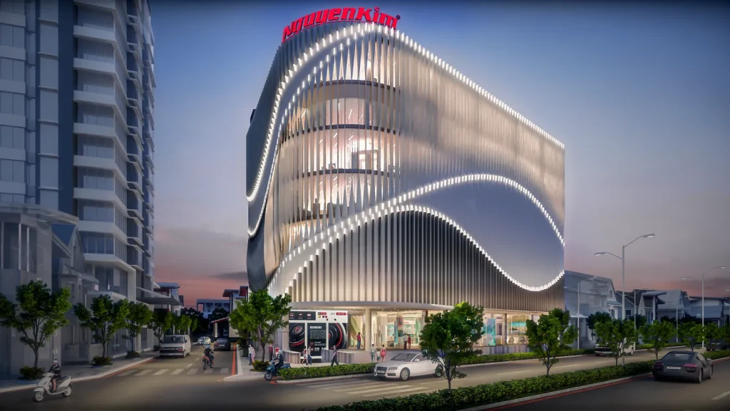 Nguyen Kim flagship store building on Tran Hung Dao
