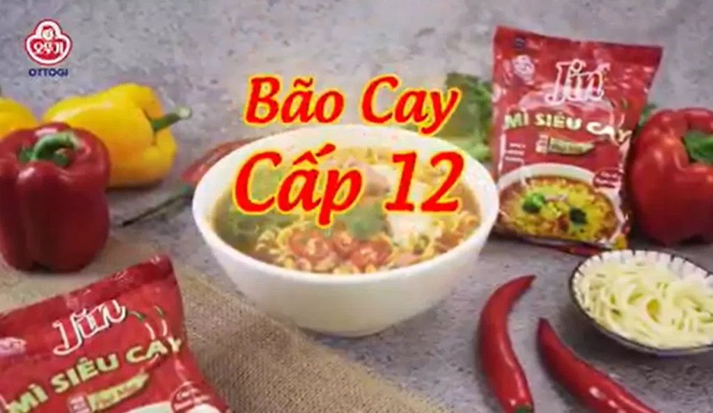 Ottogi level-12 spicy noodle video frame