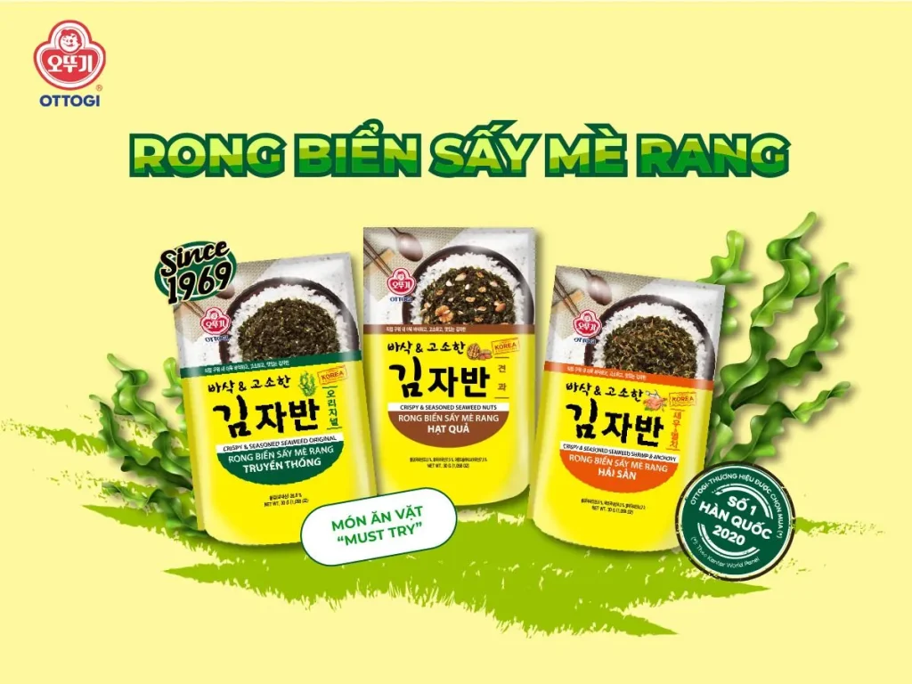 Ottogi roasted seaweed social post