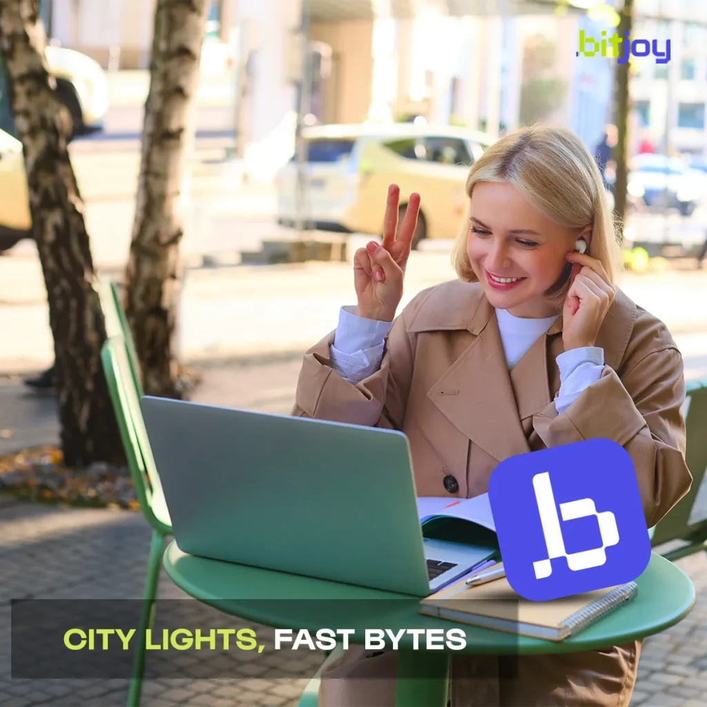 The BitJoy lifestyle social post