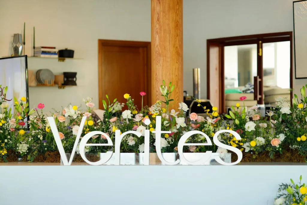 Verites event floral installation